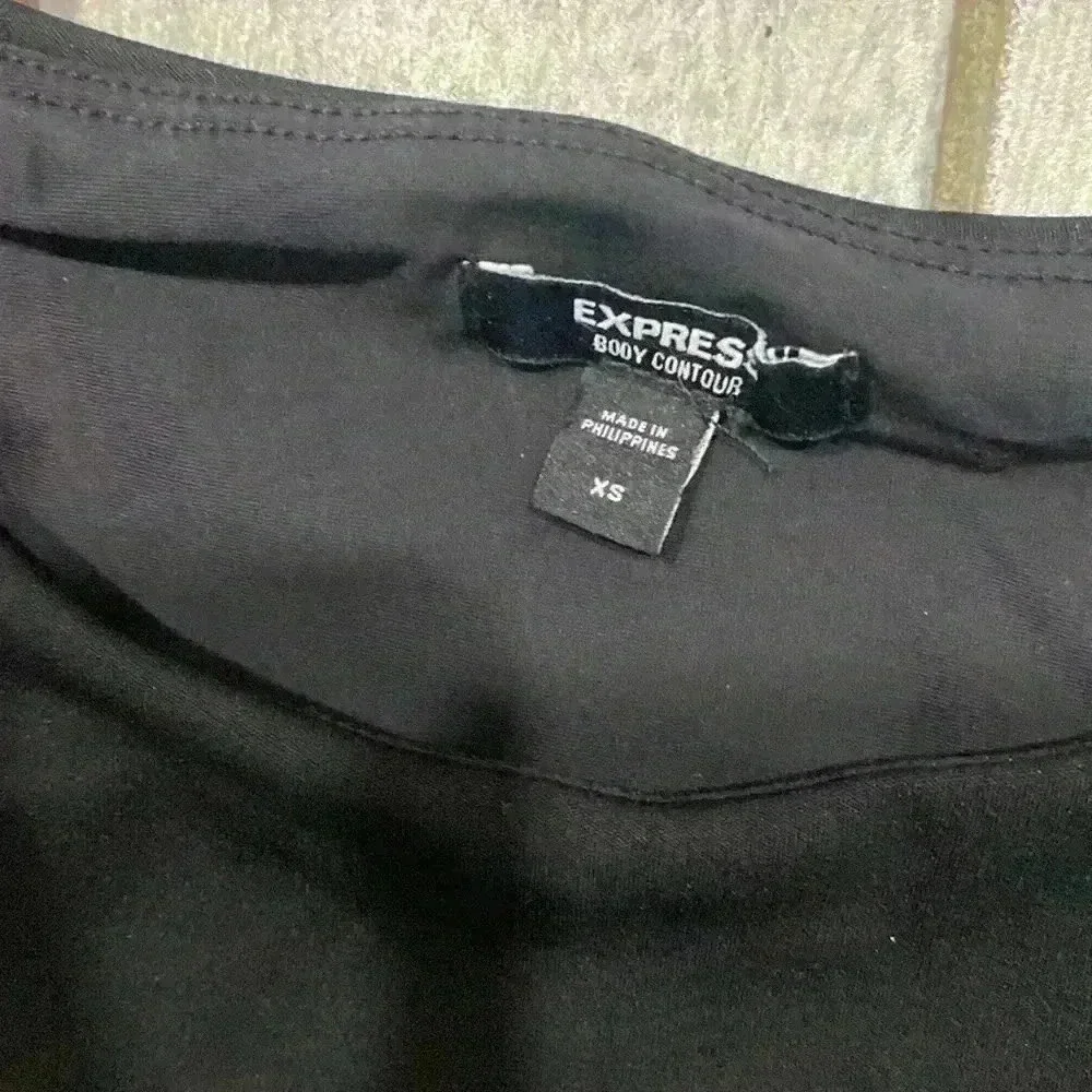 Express Bodycon Corset Dress Black Size XS - Picture 6 of 8